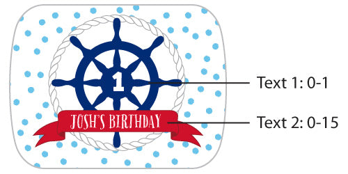 Personalized Silver Bottle Opener - Nautical Birthday