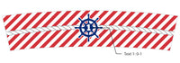 Thumbnail for Personalized Frosted Glass Votive - Kate's Nautical Birthday Collection