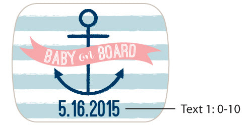Personalized Silver Bottle Opener - Nautical Baby Shower