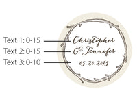 Thumbnail for Personalized Silver Round Candy Tin - The Hunt Is Over (Set of 12)