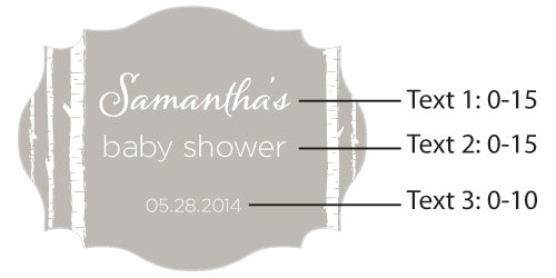 Vintage 3.8 oz. Milk Bottle Favor Jar - Rustic Baby Shower (Set of 12) (Personalization Available)