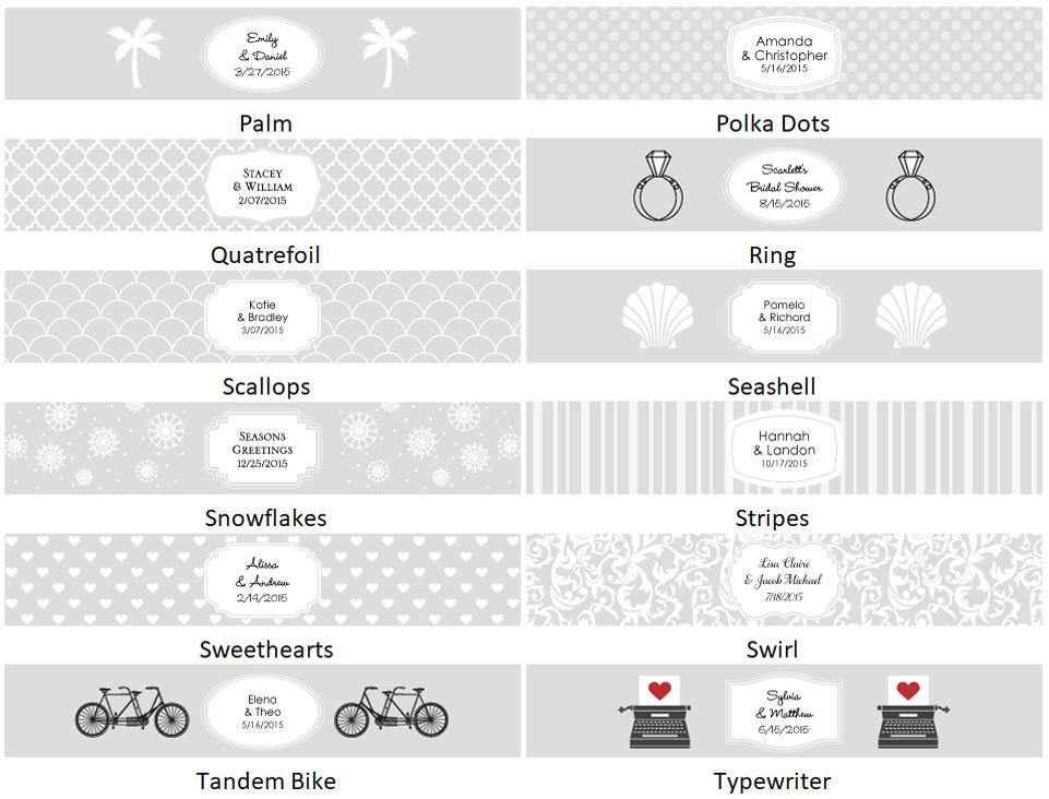 Personalized Water Bottle Labels - Baby Shower Alternate Image 5, Kate Aspen | Water Bottle Labels