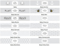 Thumbnail for Personalized Water Bottle Labels - Baby Shower Alternate Image 6, Kate Aspen | Water Bottle Labels