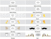 Thumbnail for Personalized Water Bottle Labels - Baby Shower Alternate Image 7, Kate Aspen | Water Bottle Labels