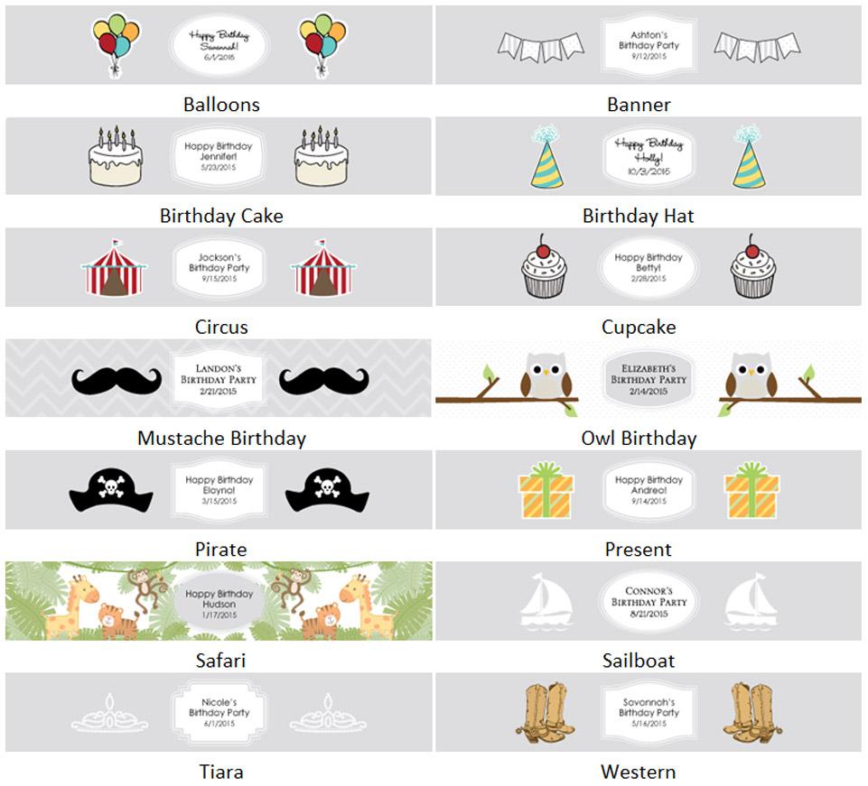 Personalized Water Bottle Labels - Baby Shower Main Image0, Kate Aspen | Water Bottle Labels