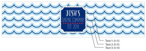 Personalized Water Bottle Labels - Kate's Nautical Birthday Collection Alternate Image 4, Kate Aspen | Water Bottle Labels