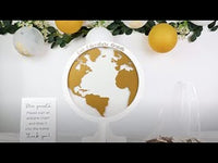 Wedding Guest Book Alternative - Globe