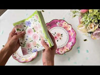 Tea Time Party 9" Premium Paper Plates - Assorted (Set of 16)