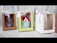 Gold 9 oz. Glassware Gift Box with Ribbon (Set of 12)