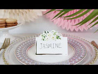 Botanical Garden Tent Place Card (Set of 50)