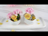 Geometric Ceramic Planter - Small (Set of 2)