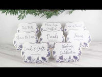 Blue Willow Décor Sign Kit (Set of 8)
