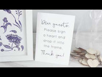 Wedding Guest Book Alternative - Blue Willow