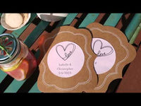 Kraft Hand Fan (Set of 20) (Personalization Available)