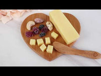 Tastefully Yours Heart Shaped Bamboo Cheese Board