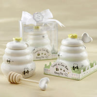Thumbnail for Sweet As Can Bee Ceramic Honey Pot with Wooden Dipper